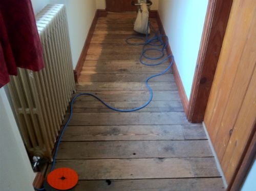 Wood Floor Sanding Cheshire, Reclaimed Pine Floorboards Restored, Sanded and Refinished in Frodsham