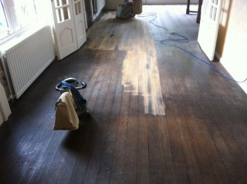 Original Oak Floor Renovation 100 years old