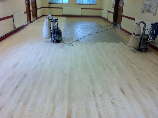 Beech Hardwood Floor Restoration in North Wales by Woodfloor-Renovations