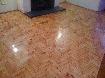 Restoration of Pitch Pine Wood Block Flooring by Woodfloor-Renovations