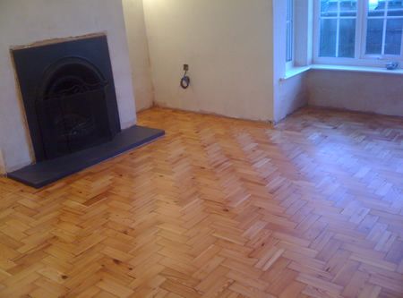 Pitch Pine Parquet Floor Restoration by Woodfloor-Renovations