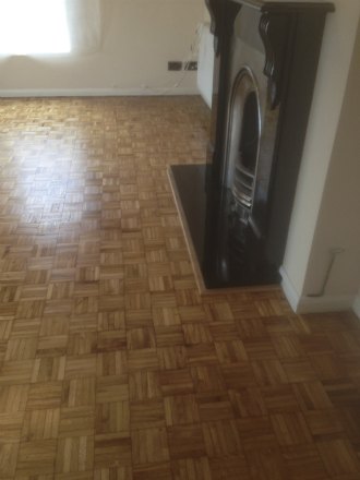 Oak Mosaic Finger Parquet Repaired and Restored in Wrexham, North Wales 